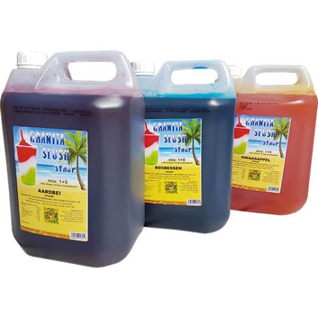 5L Granita Slush siropen 3 vaatjes 5L Granita Slushsiropen 3 vaatjes Slushsiroop