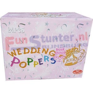 Wedding Poppers doos Partypoppers confetti Feestconfetti confettipoppers