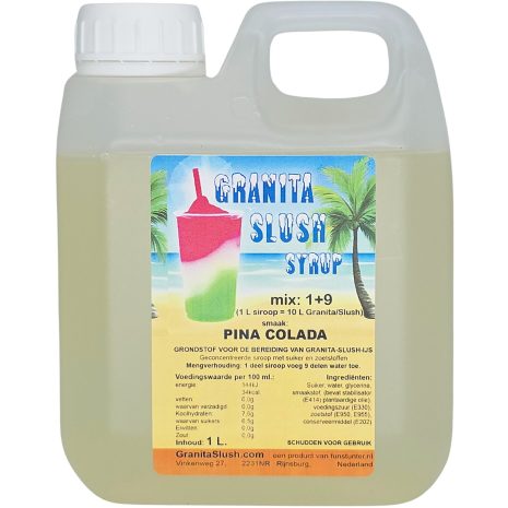 Pina Colada Slush-Sirup1L - Cocktail slush-eis