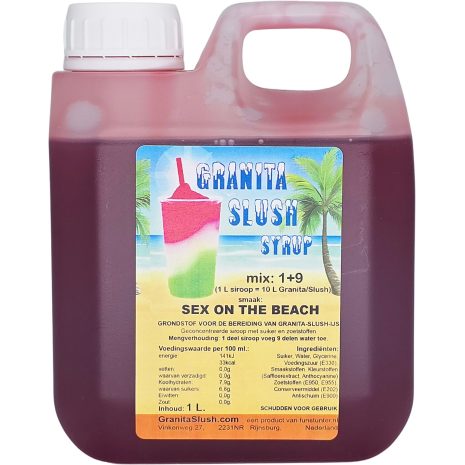 Sex am Strand Slush-Sirup 1L – Cocktail slush-eis