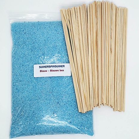 Suikerspin Bosbes, Bosbessen Suikerspinsuiker, Blauwe suikerpinsuiker, Suikerspin blauw
